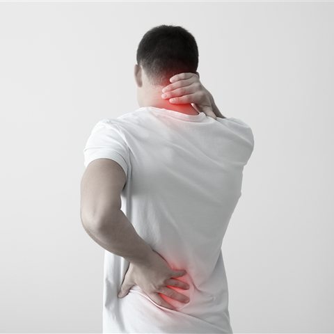 Lower back pain area