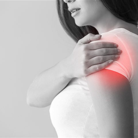 Shoulder and elbow pain area